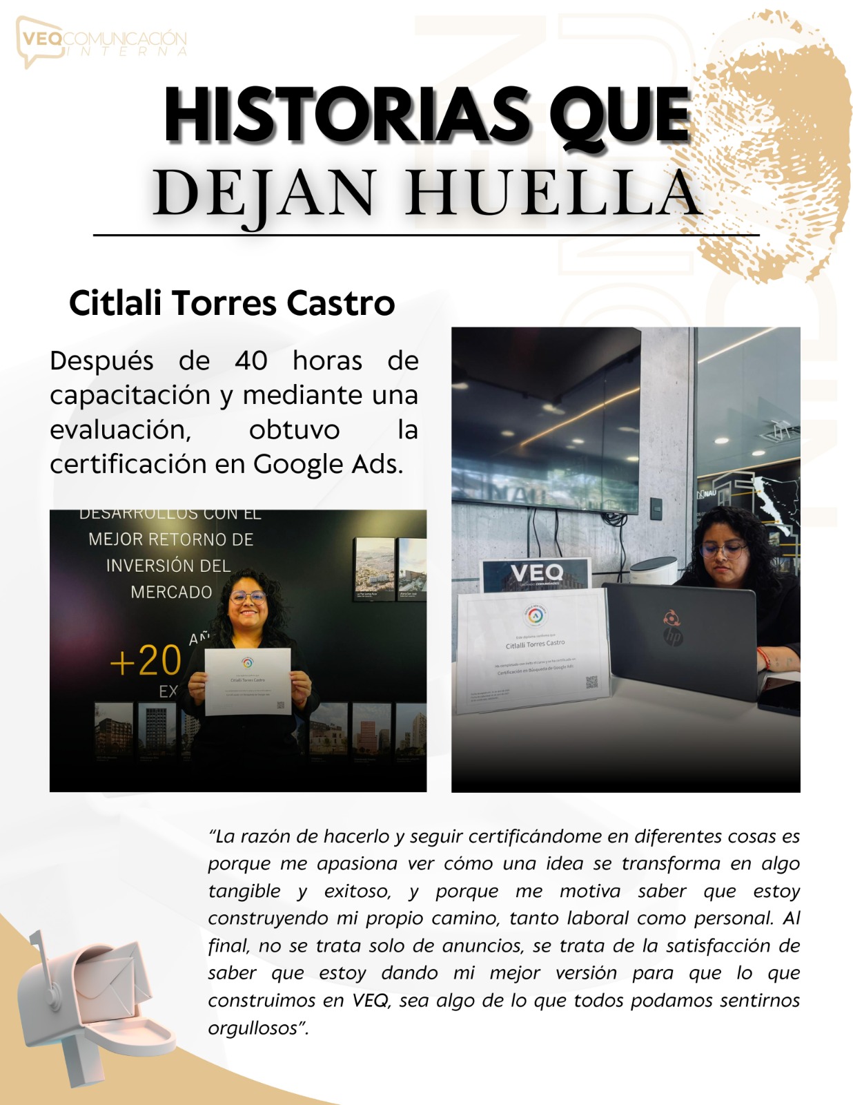 Historias que dejan huella.