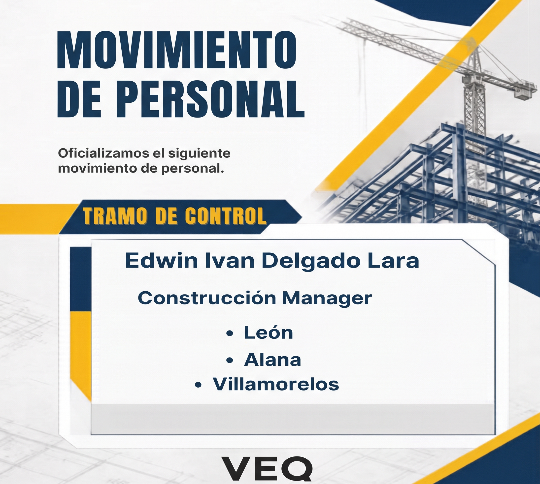 Movimiento de personal.